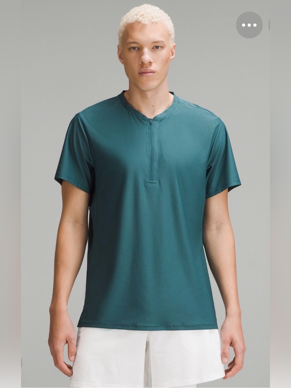 Lululemon Green Vented Tennis short sleeve (L). Relaxed fit  Brand new with Tag